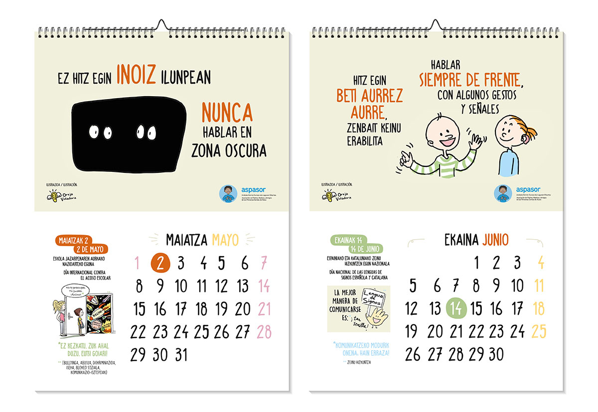 Aspasor Calendario 2023 mayo junio