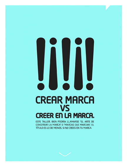 Taller 1: Crear marca vs Creer en la marca