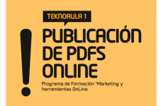 Teknoaula 1: Publicación de PDFs online