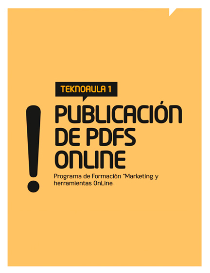 Teknoaula 1: Publicación de PDFs online